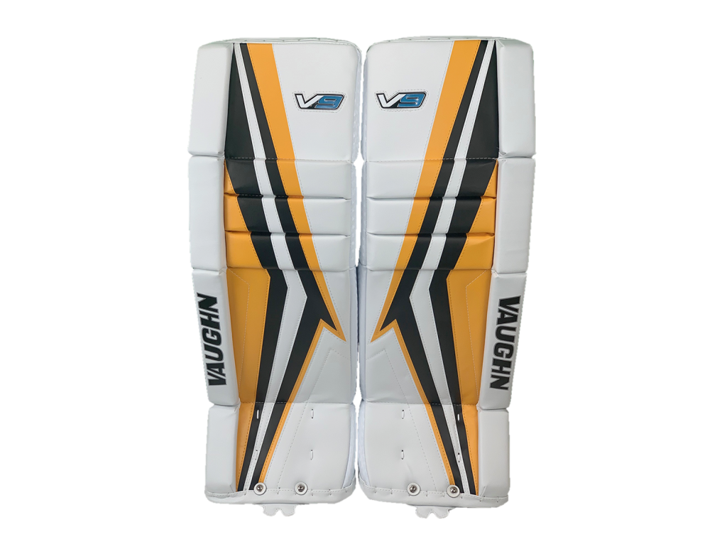 Goalies Plus - (Best Price) Vaughn Velocity V9 Junior Goalie Leg Pads ...